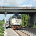 Tri-Rail F40PHC-2C 808 @ Sheridan Street Station. Photo taken by Brian Weinberg, 9/12/2007.