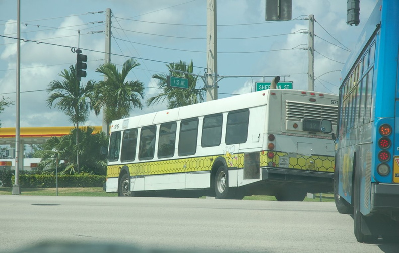 Broward County Transit Bus 9715 @ Sheridan Street Station. Photo taken by Brian Weinberg, 9/12/2007. DSC_7106a.jpg
