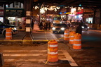 231 St (1). Note the roadwork on Broadway that blocks the crosswalk. Photo taken by Brian Weinberg, 11/21/2007.