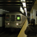 R-46 5486 @ Jackson Heights-Roosevelt Avenue (G). Yes, it is really a (G) at this station, as the applicable General Orders were