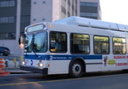 MTA NYCT &quot;New York City Bus&quot; C40LF 806 II @ Jackson Ave &amp; 21 St (B61). Note the smiling happy bus driver. Photo ta