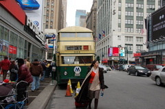 NYCT 2124 &quot;Queen Mary&quot; (ex-Fifth Avenue Coach Company) @ 33 St and 7 Av. Photo taken by Brian Weinberg, 12/19/2007.