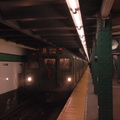 R-9 1802 @ W4 St (V). Note: this is a museum train operating in revenue service during the holiday season. Photo taken by Brian