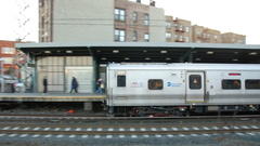 LIRR M-7 7232 @ Woodside. Photo taken by Brian Weinberg, 1/20/2008.