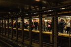 Sort of crowded conditions on the uptown  local platform @ 34 St - Penn Station (1).  Photo taken by Brian Weinberg, 2/22/2008.
