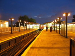 R-36WF 9734 @ Willets Point - Shea Stadium (7). Photo taken by Brian Weinberg, 10/14/2003.