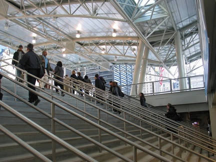 The stairs. Photo taken by Brian Weinberg, 11/24/2003.