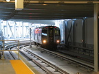 PA-1 leading a train entering on track 4 @ WTC.  Photo taken by Brian Weinberg, 11/24/2003.