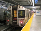 PATH PA-4 886 @ WTC on the tail end of a train on track 3.  Photo taken by Brian Weinberg, 11/24/2003.