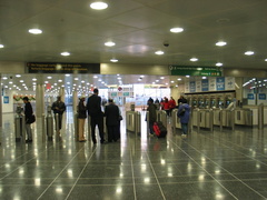 Taken from within fare control @ Jamaica AirTrain Terminal.