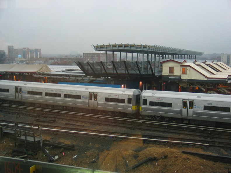 View of unfinished renovations @ Jamaica LIRR station.