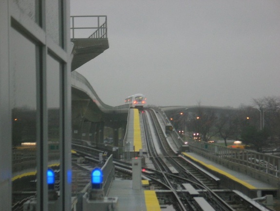 Well that answers that...the train is going to Jamaica. Howard Beach trains turn off to the left on the switch you see.