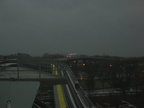 Jamaica bound AirTrain heading towards the beginning of the Van Wyck raceway (60MPH baby, YEAH!).