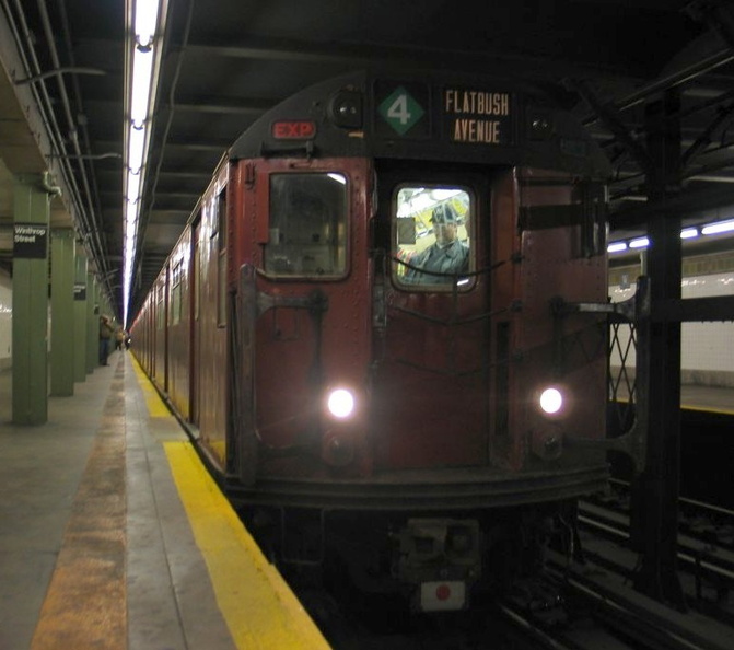 R-33WF 9310 @ Winthrop St on a MOD trip. Photo taken by Brian Weinberg, 12/21/2003.