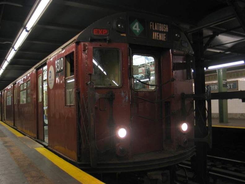R-33WF 9310 @ Winthrop St on a MOD trip. Photo taken by Brian Weinberg, 12/21/2003.