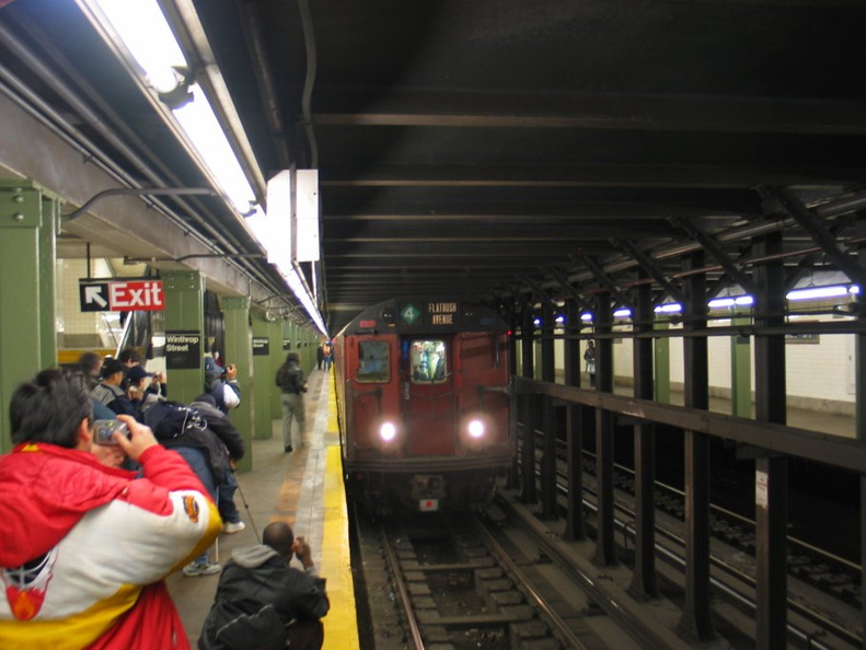 R-33WF 9310 @ Winthrop St on a MOD trip. Photo taken by Brian Weinberg, 12/21/2003.