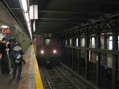 R-33WF 9310 @ Winthrop St on a MOD trip. Photo taken by Brian Weinberg, 12/21/2003.