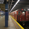 R-33WF 9309 @ 149 St-Grand Concourse on a MOD trip. Photo taken by Brian Weinberg, 12/21/2003.