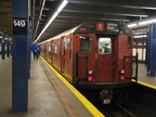 R-33WF 9309 @ 149 St-Grand Concourse on a MOD trip. Photo taken by Brian Weinberg, 12/21/2003.