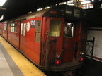 R-33WF 9310 @ Brooklyn Bridge on a MOD trip. Photo taken by Brian Weinberg, 12/21/2003.