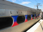 SEPTA Silverliner II 218 @ Warminster (R2). Note the letter board &quot;LVANIA&quot;. Photo taken by Brian Weinberg, 12/29/2003.