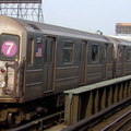 R-62A 2107 @ 33 St - Rawson St (7). Photo taken by Brian Weinberg, 5/7/2003.