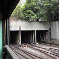 Jamaica Yard, as seen from the MOD train. Photo taken by Brian Weinberg, 6/8/2003.