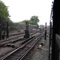 Jamaica Yard, as seen from the MOD train. Photo taken by Brian Weinberg, 6/8/2003.