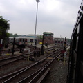 Jamaica Yard, as seen from the MOD train. Photo taken by Brian Weinberg, 6/8/2003.