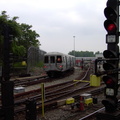 Jamaica Yard, as seen from the MOD train. Photo taken by Brian Weinberg, 6/8/2003.