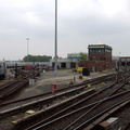 Jamaica Yard, as seen from the MOD train. Photo taken by Brian Weinberg, 6/8/2003.