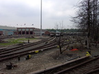 Jamaica Yard, as seen from the MOD train. Photo taken by Brian Weinberg, 6/8/2003.