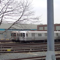 Jamaica Yard, as seen from the MOD train. Photo taken by Brian Weinberg, 6/8/2003.