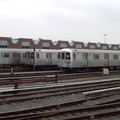 Jamaica Yard, as seen from the MOD train. Photo taken by Brian Weinberg, 6/8/2003.