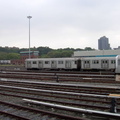 Jamaica Yard, as seen from the MOD train. Photo taken by Brian Weinberg, 6/8/2003.