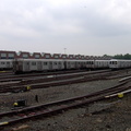 Jamaica Yard, as seen from the MOD train. Photo taken by Brian Weinberg, 6/8/2003.