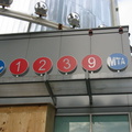 Northwest corner of 33 St and 7 Av. Note the crooked (3). Photo taken by Brian Weinberg, 1/11/2004.