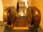 Escalator 87 @ Macy's. This one has wooden sides and wooden steps. Photo taken by Brian Weinberg, 1/11/2004.