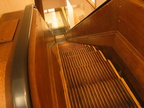 Escalator 87 @ Macy's. This one has wooden sides and wooden steps. Photo taken by Brian Weinberg, 1/11/2004.