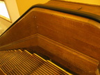 Escalator 87 @ Macy's. This one has wooden sides and wooden steps. Photo taken by Brian Weinberg, 1/11/2004.