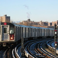 R-142 @ Jackson Av (5). Photo taken by Brian Weinberg, 1/21/2004.