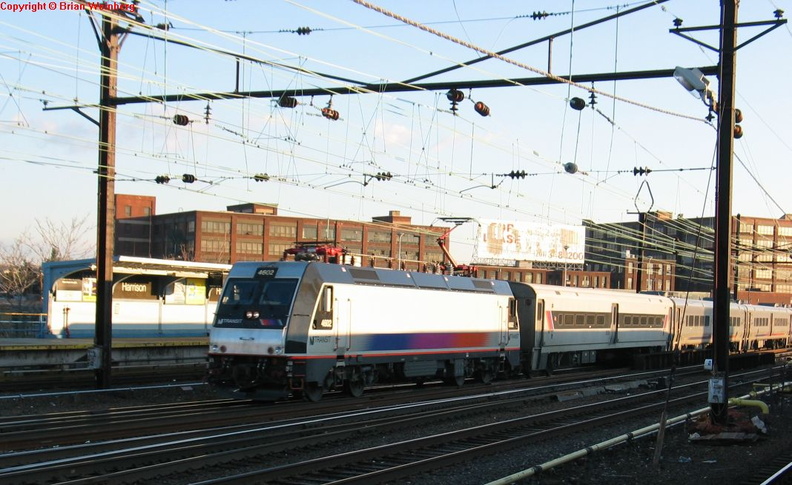 NJT ALP46 4602 @ Harrison, NJ. Photo taken by Brian Weinberg, 2/11/2004. IMG_8499a.jpg