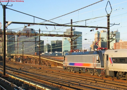 NJT ALP46 4602 @ Harrison, NJ. Photo taken by Brian Weinberg, 2/11/2004.