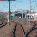 Newark City Subway car shops. Note the PCC's on the right. Photo taken by Brian Weinberg, 2/16/2004.