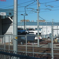 Newark City Subway car shops. Note the PCC's on the right. Photo taken by Brian Weinberg, 2/16/2004.