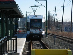 NJT NCS LRV 109A @ Grove Street (Bloomfield). Photo taken by Brian Weinberg, 2/16/2004.