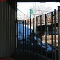 Newark City Subway Norfolk Street station. Note the abandoned trolley ramps to the left and right of the NCS tracks. Photo taken