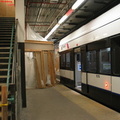 NJT NCS LRV 107B @ inbound platform at Newark Penn Station. Photo taken by Brian Weinberg, 2/16/2004.