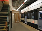 NJT NCS LRV 107B @ inbound platform at Newark Penn Station. Photo taken by Brian Weinberg, 2/16/2004.