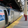 Amtrak AEM7 952 @ Newark Penn Station. Photo taken by Brian Weinberg, 2/16/2004.